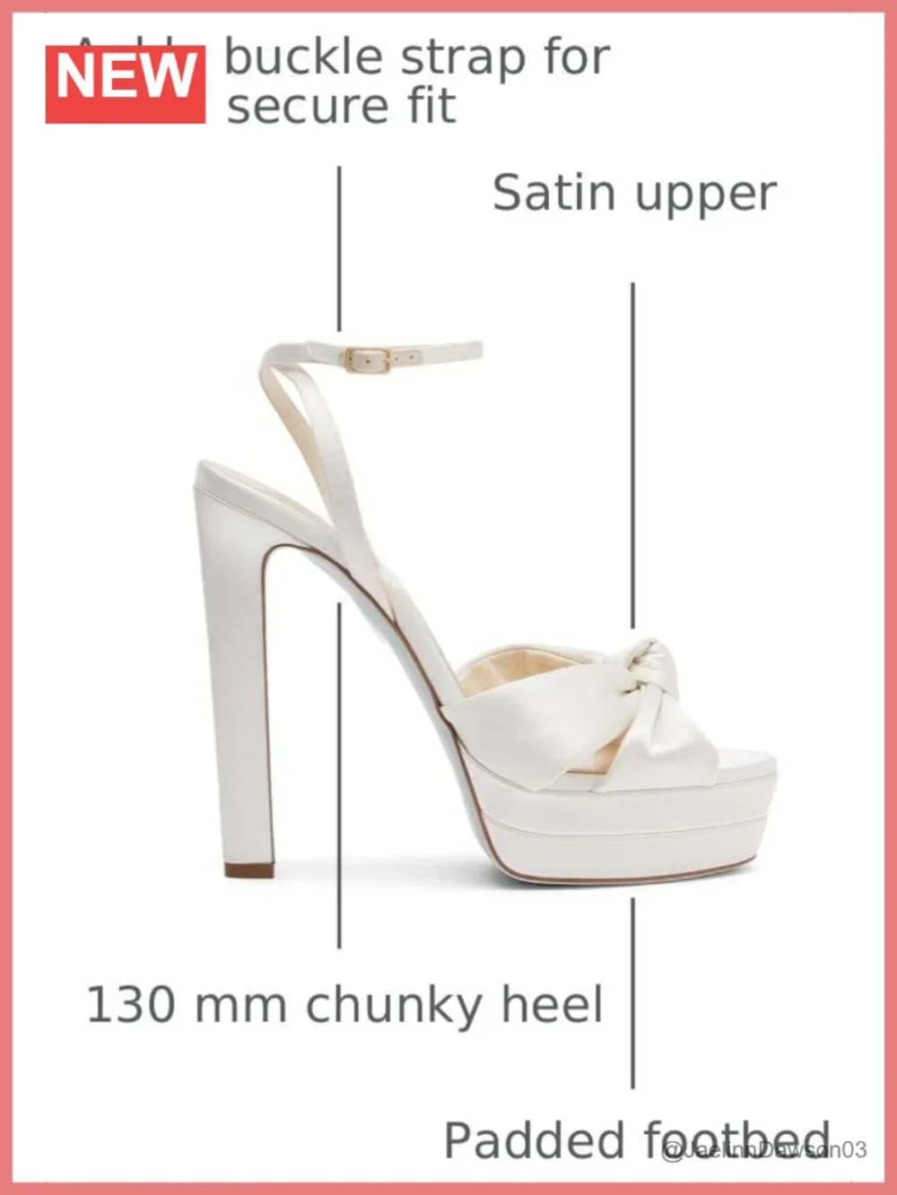 Satin Platform Heels Ankle Strap Block Chunky Heel Sandals Wedding Open Toe